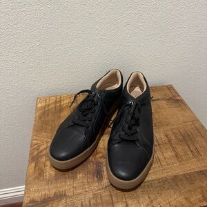 SOUL Naturalizer Black Sneakers with Tan Soles Neela Sz 11